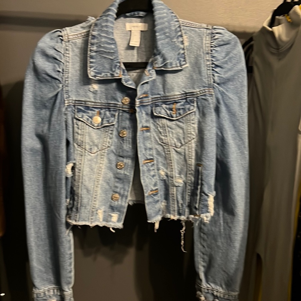 Distressed Jean Jacket